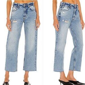 Anine Bing Light Blue Straight Leg Jeans